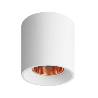 Светильник накладной IP20 10 Вт GU5.3 LED бел./бронзовый пластик DENKIRS DK3090-WBR