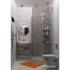 Светильник накладной влагозащ. IP44 15 Вт GU10 черн. алюм. DENKIRS DK3007-BK