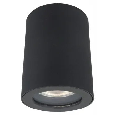 Светильник накладной влагозащ. IP44 15 Вт GU10 черн. алюм. DENKIRS DK3007-BK