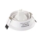 Светильник встраиваемый IP20 10 Вт GU5.3 LED бел. пластик DENKIRS DK3020-WH