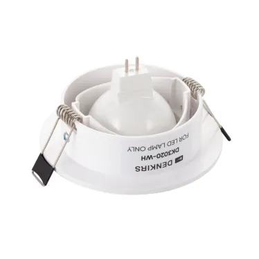 Светильник встраиваемый IP20 10 Вт GU5.3 LED бел. пластик DENKIRS DK3020-WH