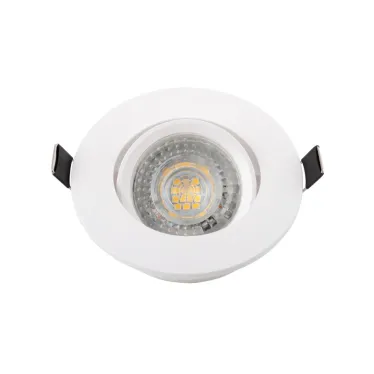 Светильник встраиваемый IP20 10 Вт GU5.3 LED бел. пластик DENKIRS DK3020-WH