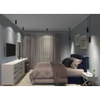 Светильник накладной IP20 15 Вт GU10 черн. алюм. DENKIRS DK2052-BK