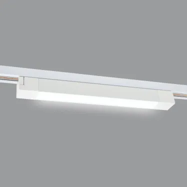 Светильник-прожектор LB-Q281 20W/4000K WHITE сcветодиодный трековый Линейный 1600 Лм Белый свет (4000К) Корпус белый ТМ Volpe