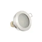 Светильник встраиваемый влагозащ. IP44 50 Вт GU10 серый алюм. DENKIRS DK3012-AL