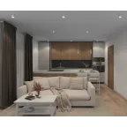 Светильник накладной IP20 5 Вт LED 4000 бел. алюм./акрил DENKIRS DK4013-WH