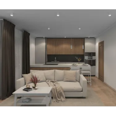 Светильник накладной IP20 5 Вт LED 4000 бел. алюм./акрил DENKIRS DK4013-WH