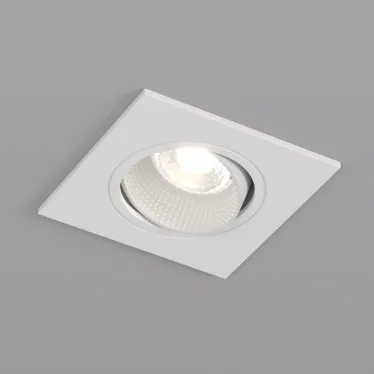 Светильник встраиваемый IP20 10 Вт GU5.3 LED бел./бел. пластик DENKIRS DK3071-WH
