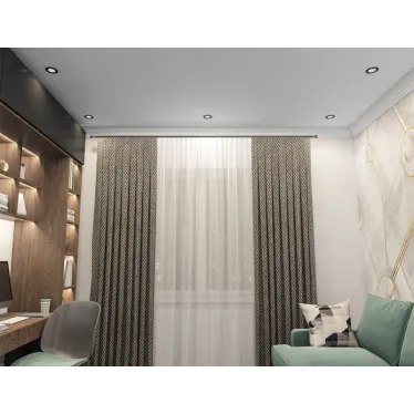 Светильник встраиваемый IP20 10 Вт GU5.3 LED черн./бел. пластик DENKIRS DK3061-BK+WH