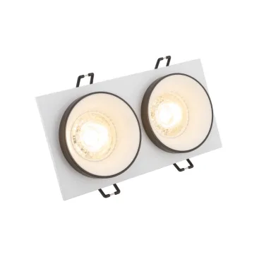 Светильник встраиваемый IP20 50 Вт GU10 черн. алюм. DENKIRS DK2422-BK