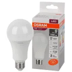                  Лампа светодиодная LED 20 Вт E27 4000К 1600Лм груша 220 В (замена 150Вт) OSRAM
               