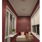 Светильник накладной IP20 10 Вт GU5.3 LED бел./красн. пластик DENKIRS DK3085-WH+RD