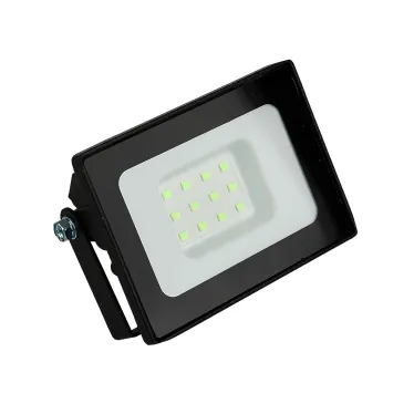 Прожектор светодиодный 10 Вт Зеленый свет Корпус черный TM Volpe ULF-Q517 10W/GREEN IP65 220-240V BLACK