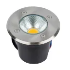 Светильник светодиодный тротуарны 6 Вт Архитектурный встраиваемый Теплый белый свет 2700К Корпус серый ULU-B14A-6W/2700K IP67 GREY