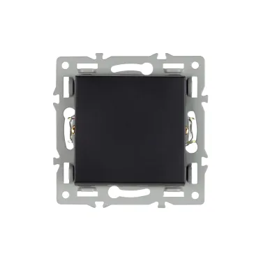 Механизм выключателя одноклавишный проходной SWT-MKP1-PL-BK 250V, 16A