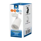 Светильник-прожектор ULB-Q276 8W/4000К WHITE светодиодный трековый 800 Лм Белый свет (4000К) Корпус белый ТМ Volpe