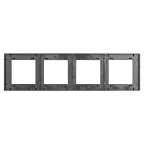 Рамка алюминиевая FRM-PRESTO-ALS-4-BK
