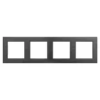 Рамка алюминиевая FRM-PRESTO-ALS-4-BK