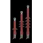Муфта кабельная концевая HT2-12/1x25-50L16 СПЭ изоляц. наружной установки без брони с наконечниками комплект на 3 фазы