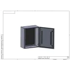 Корпус металлический ЩМП-50.40.22 ЭРА OPTIMA c.5.4.2_5 (500х400х220) У2 IP54