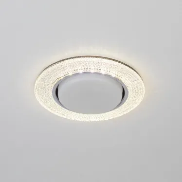 Светильник встраиваемый со светодиодной подсветкой DK LD53 WH GX53 белый