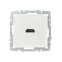 BRITE Розетка HDMI РHDMI-0-БрБ белый