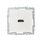 BRITE Розетка HDMI РHDMI-0-БрБ белый