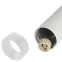 Светильник подвесной (подвес) PL18 WH/CL MR16 GU10 потолочный цилиндр белый, прозрачный