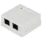 Розетка компьютерная RJ-45 категория 5е неэкранированная 2-порта упаковка 30 шт