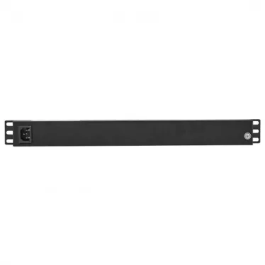 Блок розеток PDU TERACOM PRO 19'' 1U 10А/250В 8 розеток Schuko с выключателем без шнура питания входной разъем C14 корпус алюминий черный