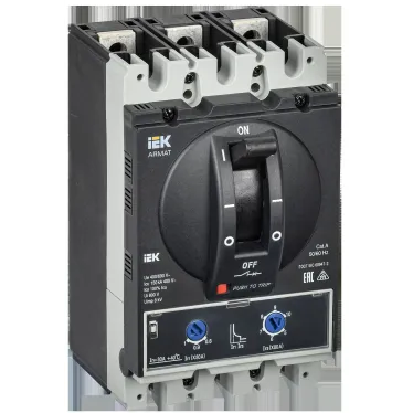 ARMAT Автоматический выключатель в литом корпусе 3P типоразмер A 150кА 80А расцепитель термомагнитный регулируемый