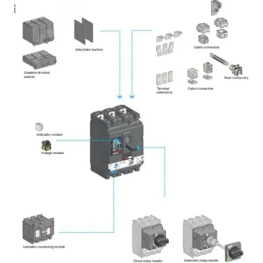Выключатель автоматический 100B 25kA 3P 16A EasyPact CVS