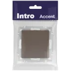 Переключатель Intro Accent 6-103-08 , 10А-250В, IP20, СУ, AL/CU, бронза