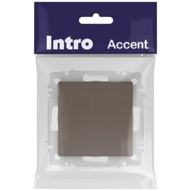 Переключатель Intro Accent 6-103-08 , 10А-250В, IP20, СУ, AL/CU, бронза