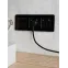 BRITE Рамка 3 поста РУ-3-1-Бр металл черный RE AL IEK