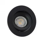 Светильник встраиваемый Lasbi IP20 50 Вт GU10 черн. алюм.