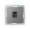 BRITE Розетка компьютерная RJ45 кат.6 РК11-БрС сталь IEK