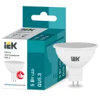                  Лампа светодиодная MR16 софит 5Вт 230В 4000К GU5.3 IEK
               
