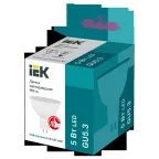 Лампа светодиодная MR16 софит 5Вт 230В 4000К GU5.3 IEK