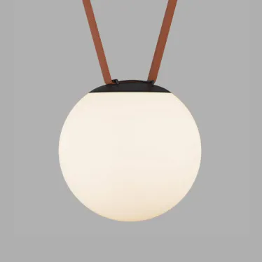 Светильник для трека-ремня Belty Orb со светодиодом D180хH181 мм 48В DC 10 Вт RA90 120град. 3000 К IP20 бел. акрил DENKIRS DK5553-BK