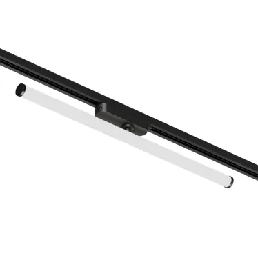 Светильник поворотный однофазный трековый STROM со светодиодом L600 мм 220В 15 Вт 150град. 4000 К IP20 черн. алюм./акрил DENKIRS DK6648-BK