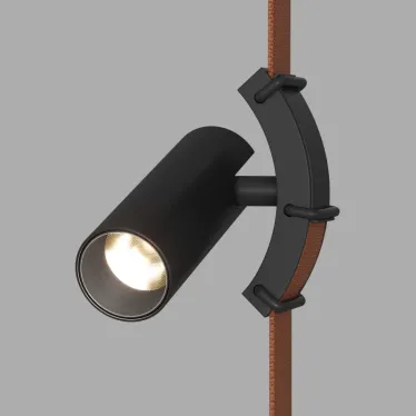 Светильник поворотный для трека-ремня Belty Spot со светодиодом D35хL126.5 мм 48В DC 7 Вт RA90 30град. 3000 К IP20 черн. алюм. DENKIRS DK5547-BK