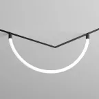 Светильник гибкий рассеивающийматовый SMART RAY 18 Вт DIM 3000 К-6000 К длина плафона 1.5м черн. DENKIRS DK8060-BK