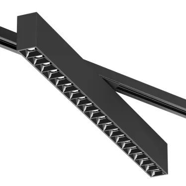 Светильник поворотный однофазный трековый EDDER со светодиодом L538 мм 220В 40 Вт 30град. 4000 К IP20 черн. алюм. DENKIRS DK6644-BK