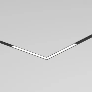 Светильник угловой SIMPLE LINEAR 18 Вт 3000 K черн.