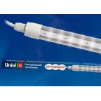                  Светильник светодиодный линейный, спектр для яйценоскости птиц  650мм, c коннектором ULY-P60-10W/SCEP/K IP65 DC24V WHITE | UL-00001695 | Uniel
               