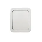 Выключатель одноклавишный Mini OG IP54, о/у, белый
