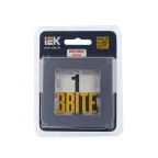 BRITE Рамка 1 пост РУ-1-1-БрА металл алюминий
