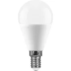 Лампа светодиодная LED 13вт Е14 дневной матовый шар