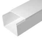 Кабель-канал белый 2-й замок в г/к 80х60 (18м/уп)  | PR.058060 | Промрукав